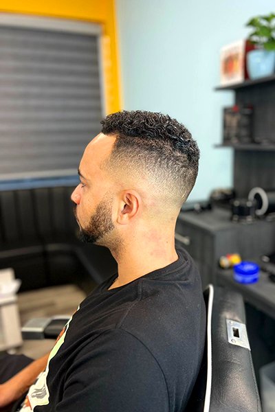 Golden Barbershop Calgary fade